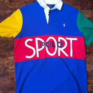 Mens Polo Sport Shirt Large
